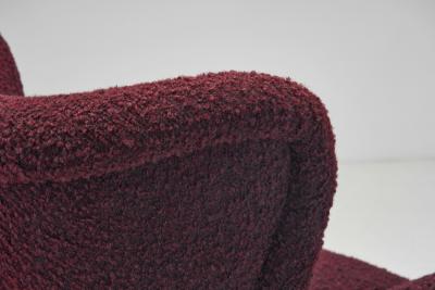 Upholstered Swedish Modern Lounge Chair Sweden 1940s