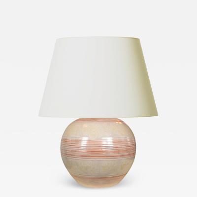 Upsala Ekeby Art Deco Table Lamp by Upsala Ekeby