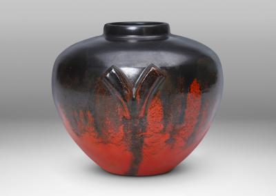 Upsala Ekeby Art Deco Vase by Harald stergren for Upsala Ekeby