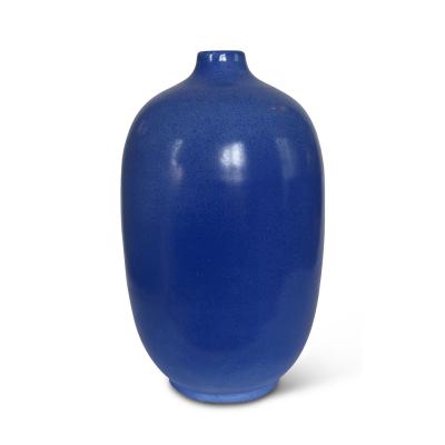 Upsala Ekeby Collection of Speckled French Blue Vases by Anna Lisa Thomson for Ekeby