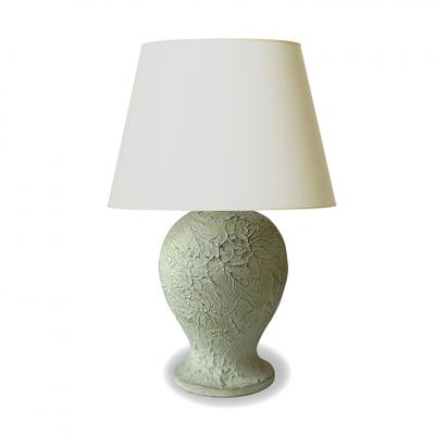 Upsala Ekeby Duo of Textured Table Lamps by Upsala Ekeby