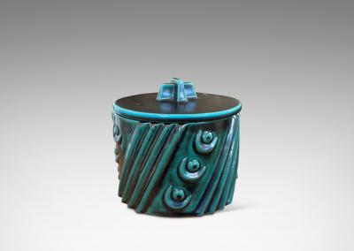 Upsala Ekeby Lidded Jar by Einar Luterkort for Ekeby