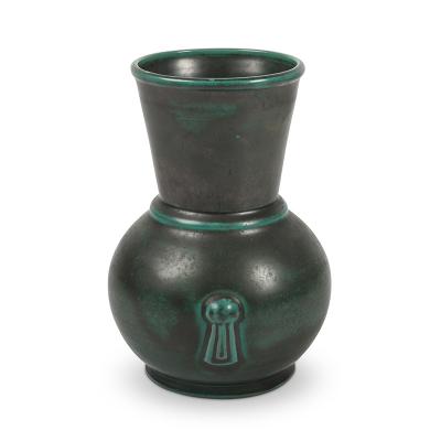 Upsala Ekeby Pair of Art Deco Vases by Harald stergren for Upsala Ekeby