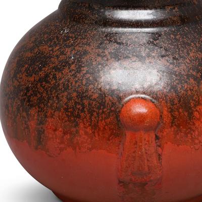 Upsala Ekeby Pair of Art Deco Vases by Harald stergren for Upsala Ekeby