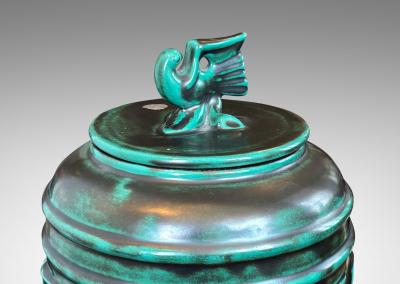 Upsala Ekeby Pair of Lidded Urns by Upsala Ekeby