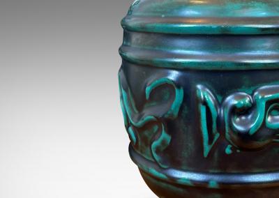 Upsala Ekeby Pair of Lidded Urns by Upsala Ekeby