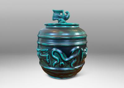 Upsala Ekeby Pair of Lidded Urns by Upsala Ekeby