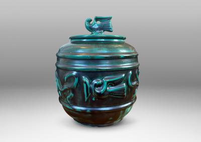 Upsala Ekeby Pair of Lidded Urns by Upsala Ekeby