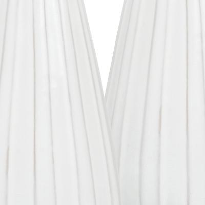 Upsala Ekeby Pair of Nordic Modern Fluted Vases by Upsala Ekeby