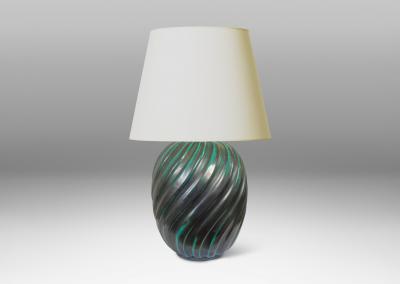 Upsala Ekeby Pair of Swedish Modern Table Lamps by Upsala Ekeby