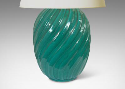 Upsala Ekeby Pair of Swedish Modern Table Lamps by Upsala Ekeby