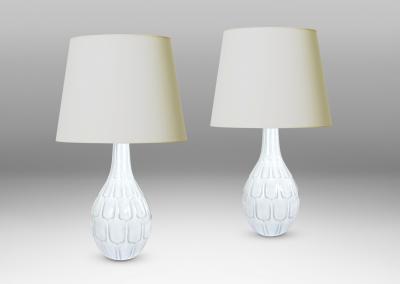 Upsala Ekeby Pair of Table Lamps by Anna Lisa Thomson for Upsala Ekeby