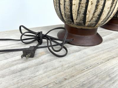 Upsala Ekeby Pair of Upsala Ekeby Table Lamps