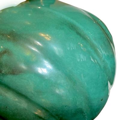 Upsala Ekeby Swedish Modern Lamp in Copper Oxide Glaze by Upsala Ekeby