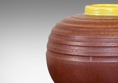 Upsala Ekeby Swedish Modern Trio of Vases by Upsala Ekeby