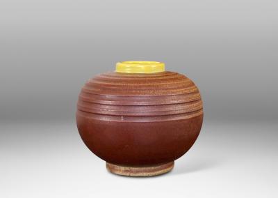 Upsala Ekeby Swedish Modern Trio of Vases by Upsala Ekeby