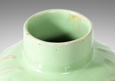 Upsala Ekeby Vase with Floral Reliefs by Upsala Ekeby