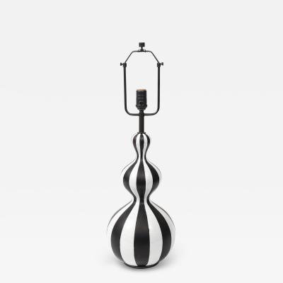 Urbano Zaccagnini 1950s Zaccagnini for Raymor Ceramic Table Lamp Signed