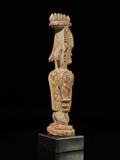 Urhubo People Nigeria Family Ancestor Statue with rests of Kaolin 