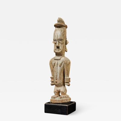 Urhubo People Nigeria Family Ancestor Statue with rests of Kaolin 