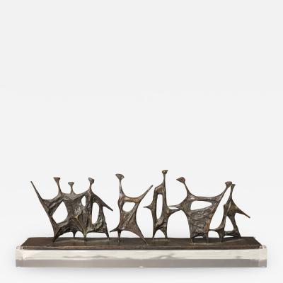 Ursula Hank Forster Ursula Hanke Forster 1924 2013 German Figural Bronze Signed