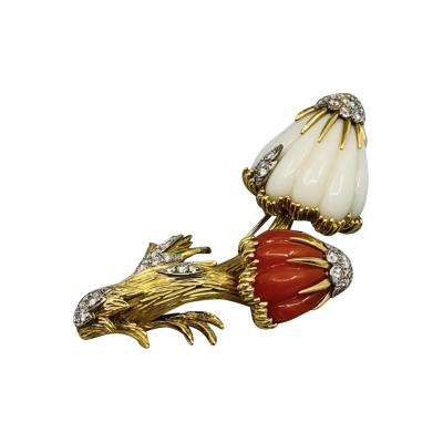 VAn Cleef Arpels Muchroom Brooch