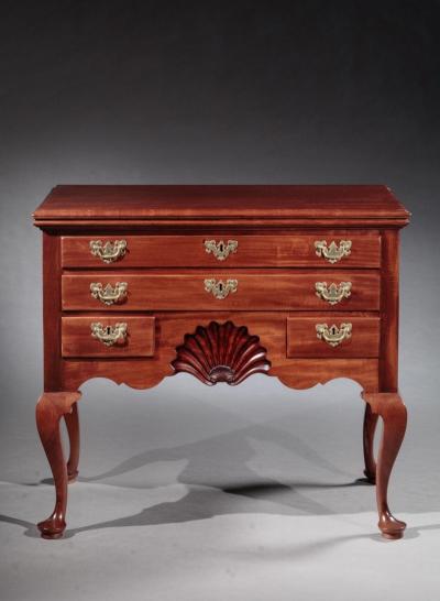 VERY RARE AND IMPORTANT QUEEN ANNE LOWBOY