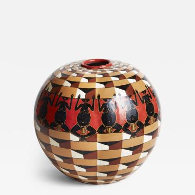 VICTOR FOTSO NYIE VASE LUCE ROSSA