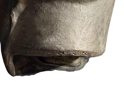 VICTOR PLANCKH RARE ART DECO FEMALE HEAD IN A TURBAN BRONZE BY VICTOR PLANCKH