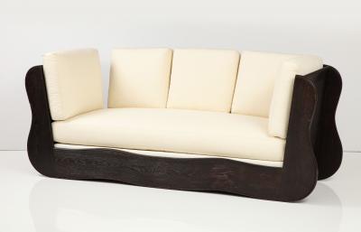 VINCENT CORBIERES WOODEN SOFA BY VINCENT CORBIERES