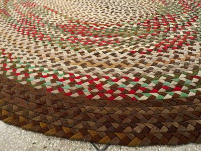 VINTAGE AMERICAN BRAID RUG