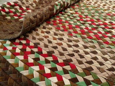 VINTAGE AMERICAN BRAID RUG