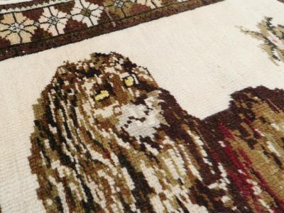 VINTAGE ANATOLIAN PICTORIAL RUG