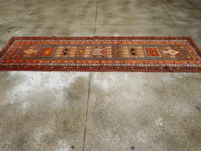VINTAGE ANATOLIAN PICTORIAL RUG