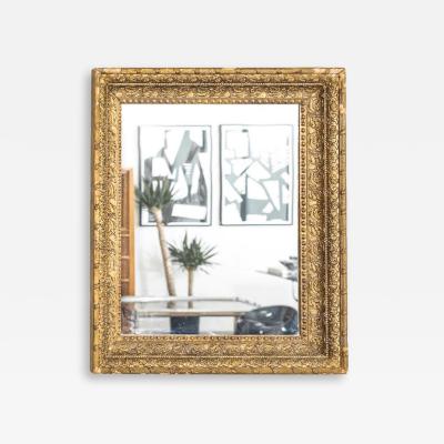 VINTAGE ANTIQUE ORNATE GOLD DECORATIVE HANGING WALL MIRROR