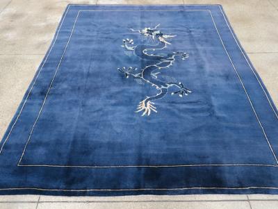 VINTAGE CHINESE PEKING SMALL ROOM SIZE CARPET
