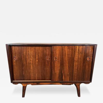 VINTAGE DANISH MID CENTURY MODERN ROSEWOOD COMPACT CABINET