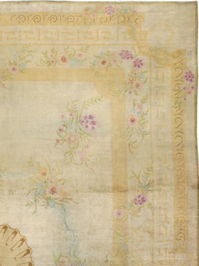 VINTAGE EUROPEAN INSPIRED PERSIAN KASHAN CARPET