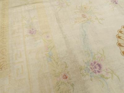 VINTAGE EUROPEAN INSPIRED PERSIAN KASHAN CARPET