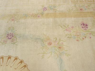 VINTAGE EUROPEAN INSPIRED PERSIAN KASHAN CARPET