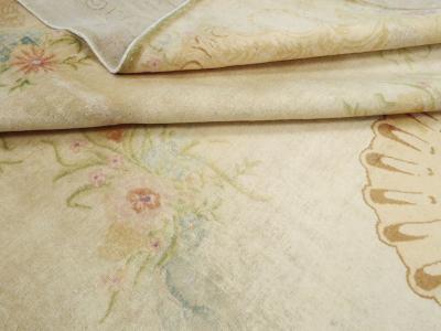 VINTAGE EUROPEAN INSPIRED PERSIAN KASHAN CARPET