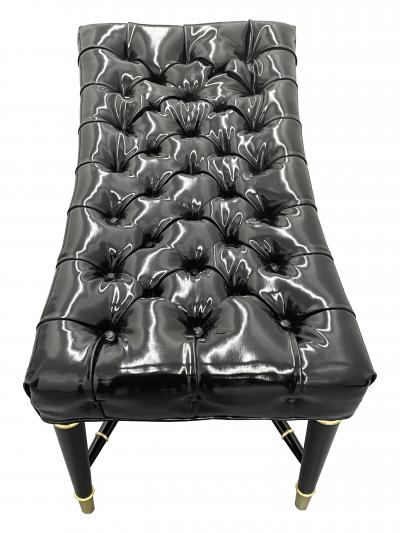 VINTAGE FAUX BAMBOO BENCH