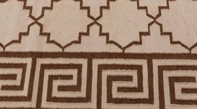 VINTAGE INDIAN DHURRIE RUG