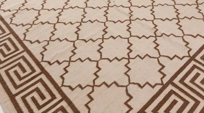 VINTAGE INDIAN DHURRIE RUG