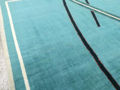 VINTAGE PERSIAN ART DECO RUG