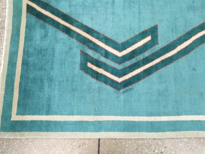 VINTAGE PERSIAN ART DECO RUG