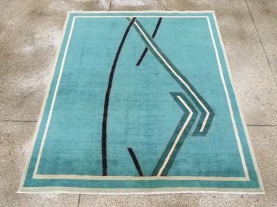 VINTAGE PERSIAN ART DECO RUG