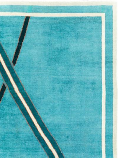 VINTAGE PERSIAN ART DECO RUG