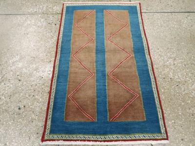 VINTAGE PERSIAN HAMADAN ART DECO RUG