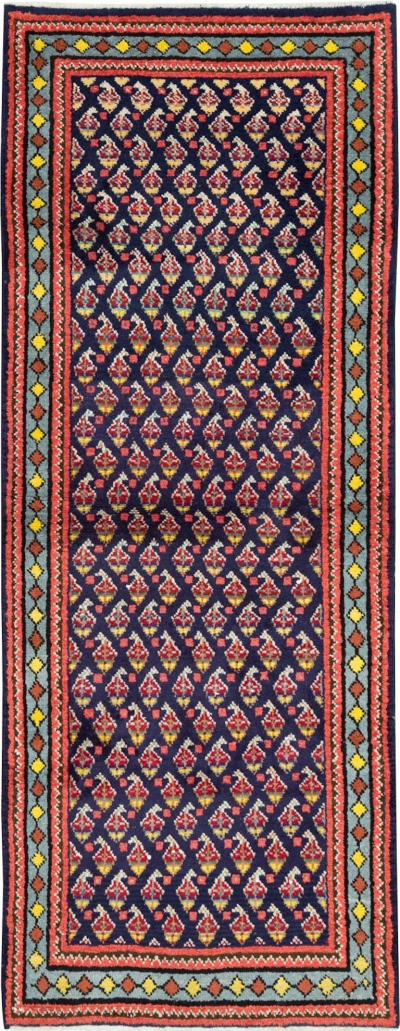 VINTAGE PERSIAN HAMADAN THROW RUG